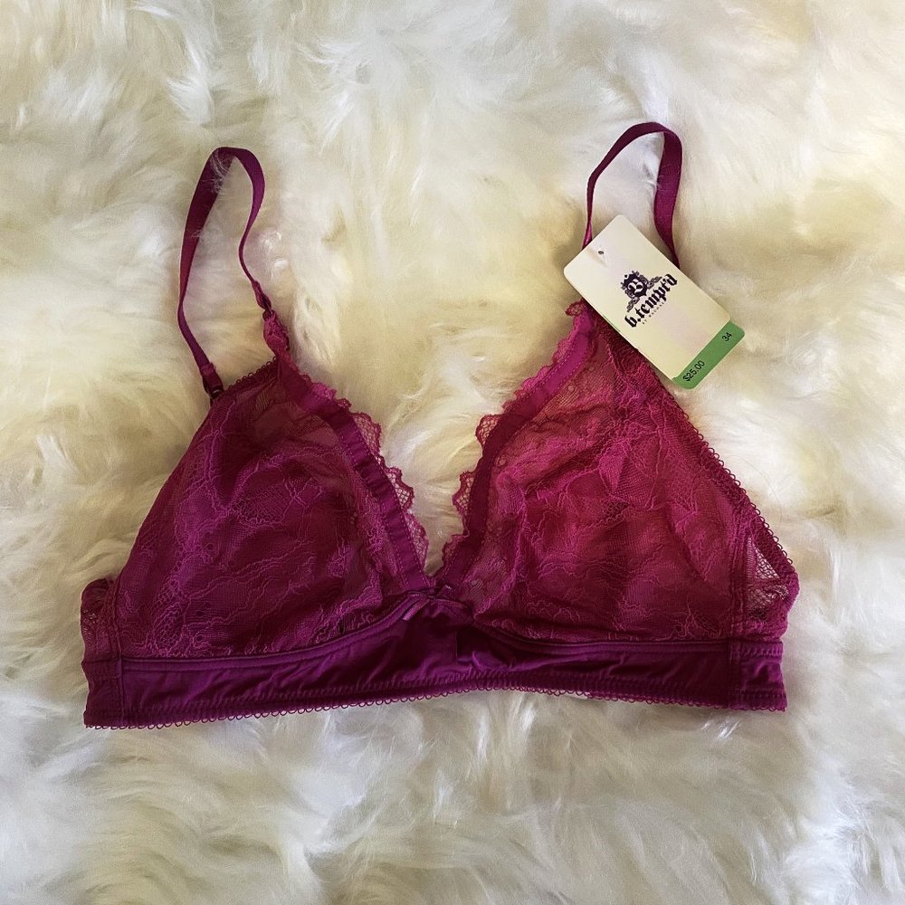 b.tempt'd by Wacoal B.Gorgeous Bralette 34B - Picture 1 of 4